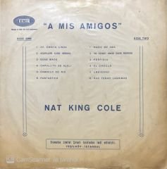 Nat King Cole A Mis Amigos LP Plak
