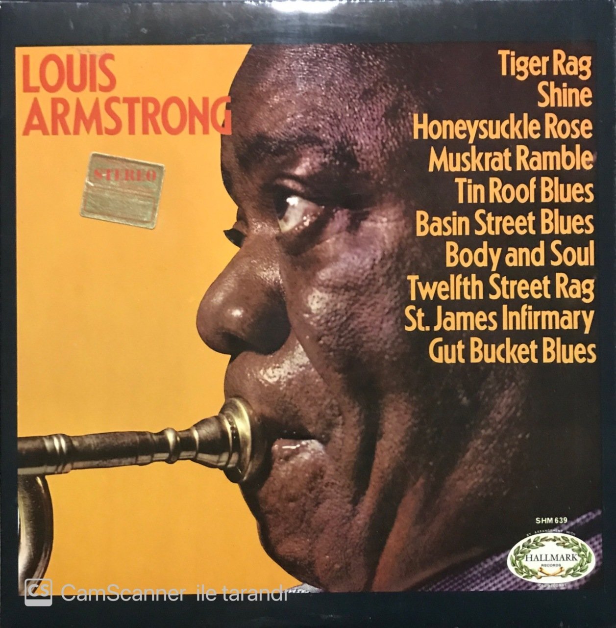 Louis Armstrong Tiger Rag LP Plak