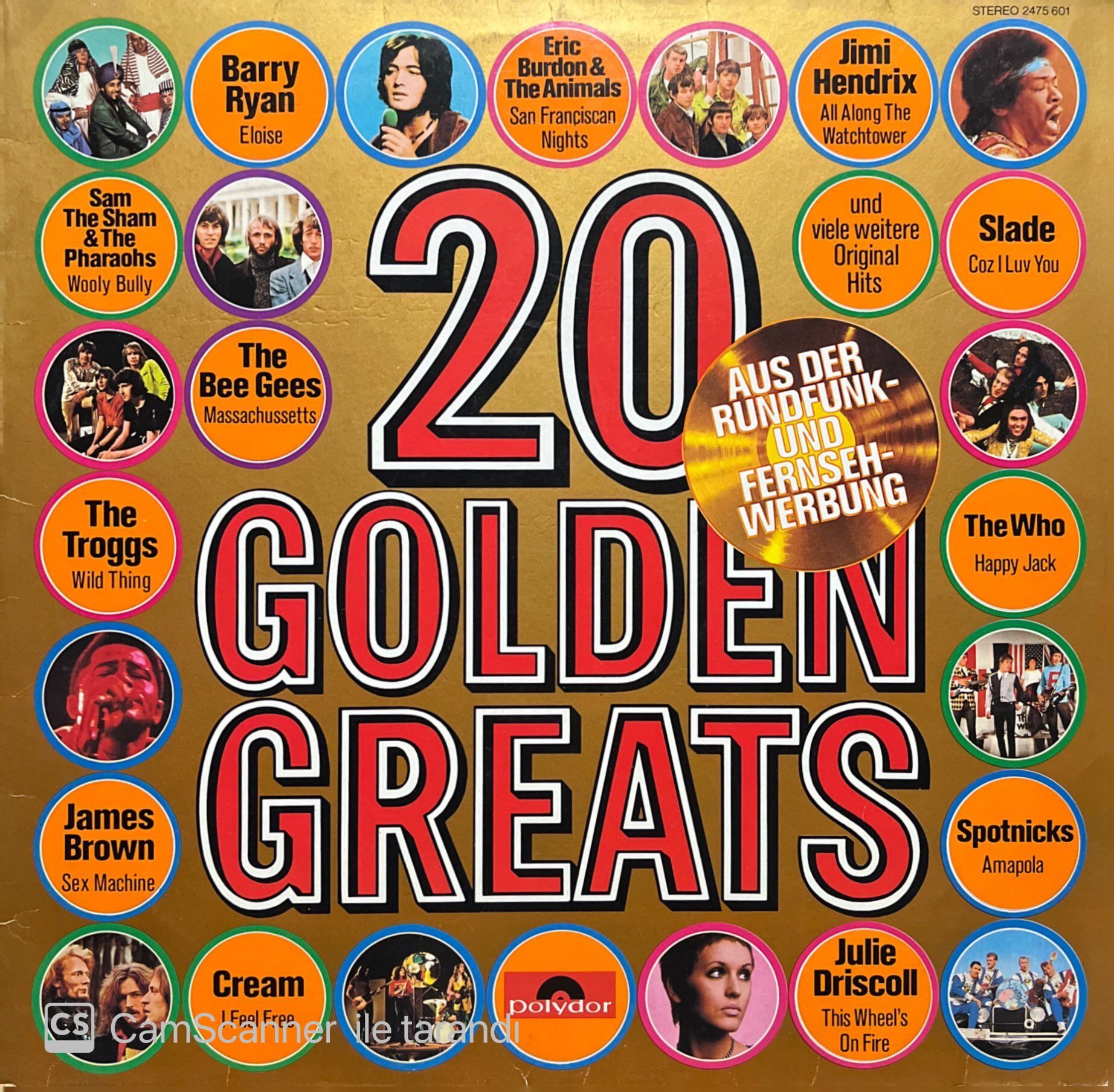 20 Golden Greats LP Plak
