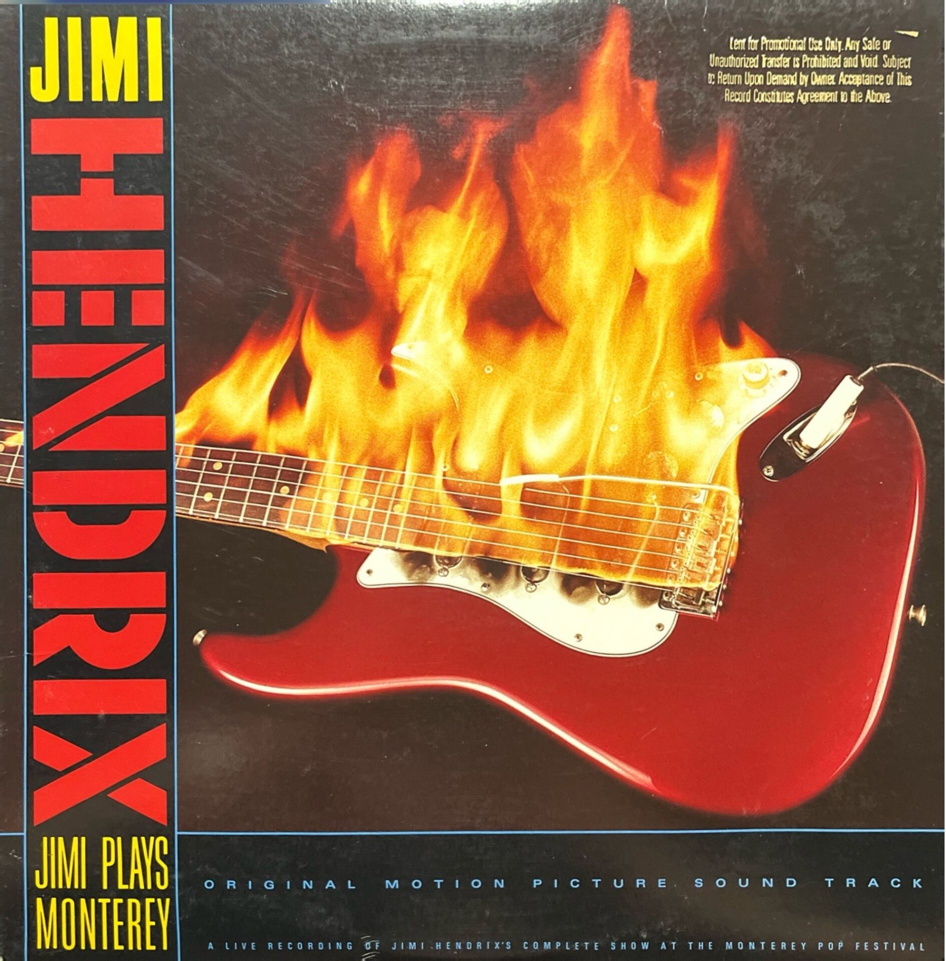 Jimi Hendrix Jimi Plays Monterey LP Plak