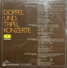 Doppel Und Tripel Konzerte Bach Vivaldi Double LP Klasik Plak