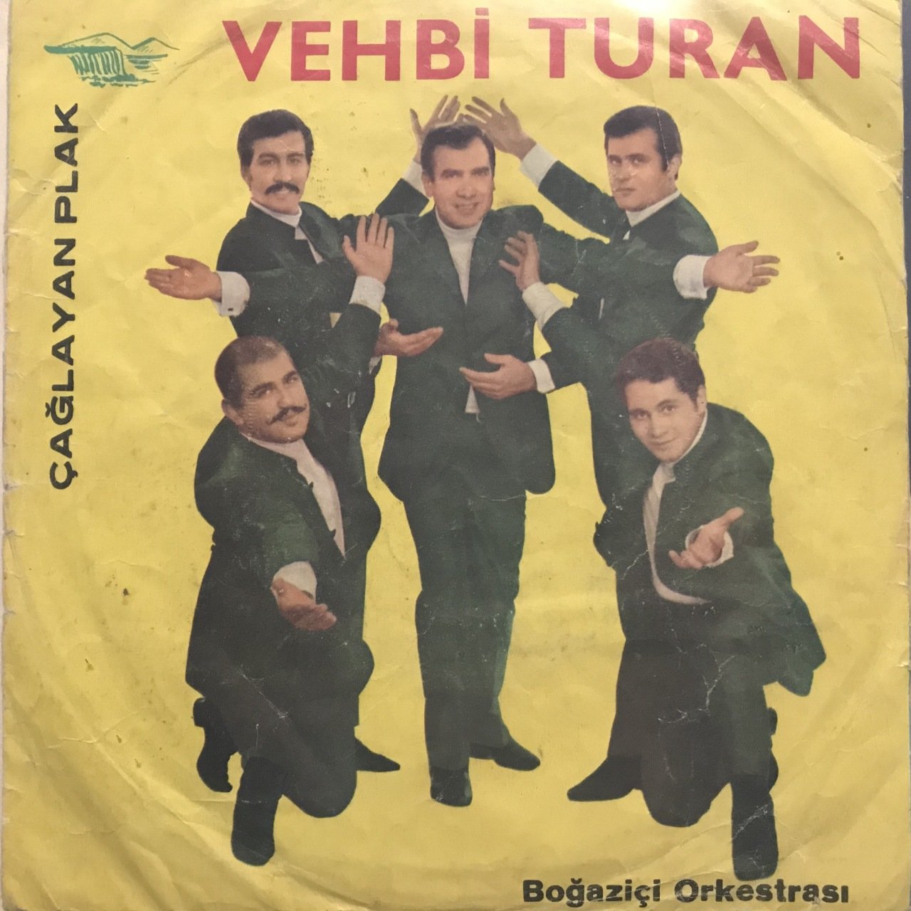 Vehbi Turan Boğaziçi Ork. Aşksız Ve Yalnız Adam 45lik Plak
