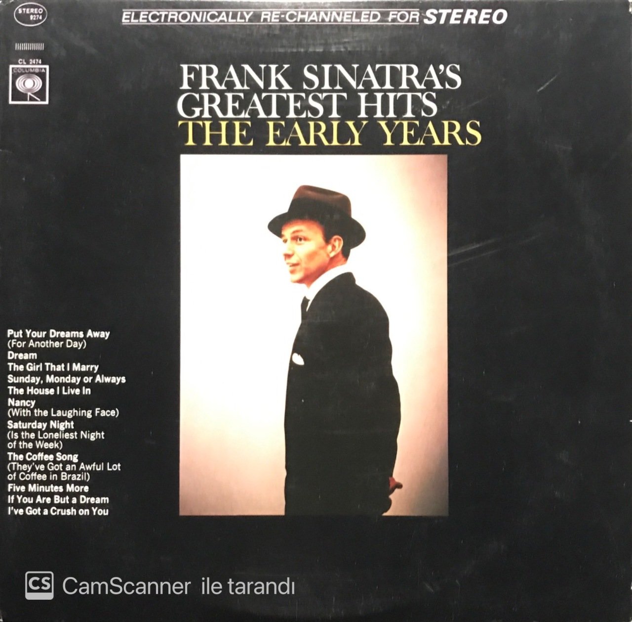 Frank Sinatra Greatest Hits The Early Years LP Plak