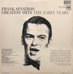 Frank Sinatra Greatest Hits The Early Years LP Plak