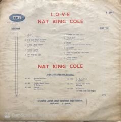 Nat King Cole Love LP Plak