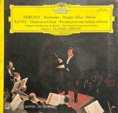 Caludio Abbado Ravel Debussy LP Klasik Plak