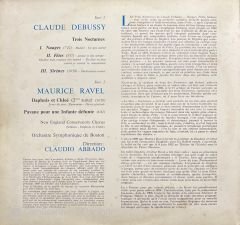Caludio Abbado Ravel Debussy LP Klasik Plak