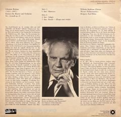 Johannes Brahms Konzert Für Klavier Und Orchester LP Klasik Plak