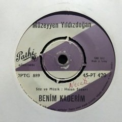 Müzeyyen Yıldızdoğan Benim Kaderim 45lik Plak