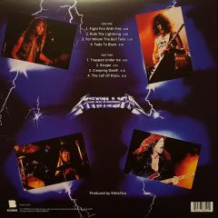 Metallica Ride The Lightning LP Plak