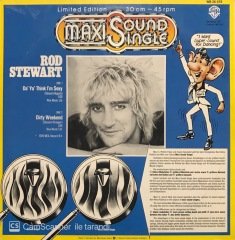 Rod Stewart Da Ya Think I'm Sexy Maxi Single LP Plak