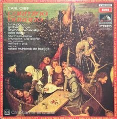 Carl Orff Carmina Burana LP Klasik Plak
