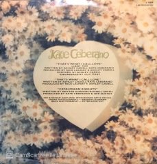 Kate Ceberano That's What I Call Love Maxi Single LP Plak
