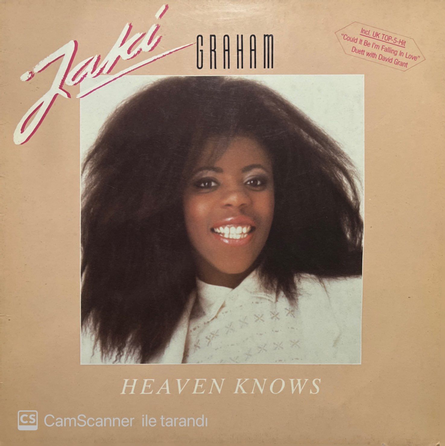 Jaki Graham Heaven Knows LP Plak