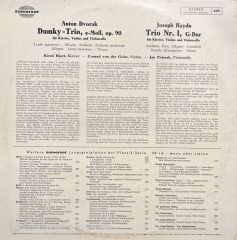 Dumky-Trio Anton Dvorak Trio G-Dur Joseph Haydn LP Klasik Plak