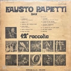 Fausto Papetti 12a Raccolta LP Plak