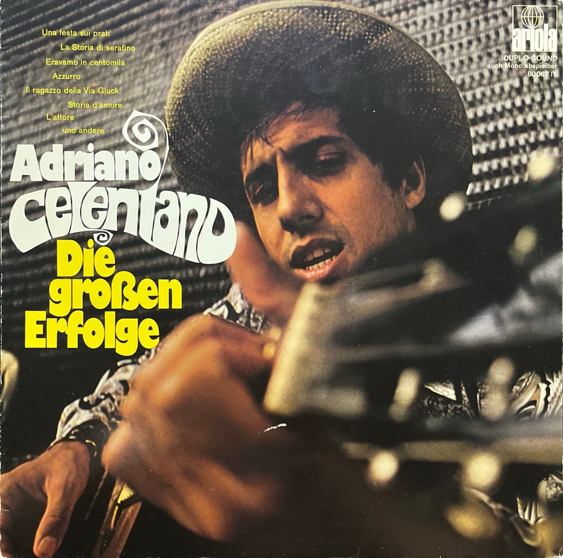 Adriano Celentano Die Groben Erfolge LP Plak