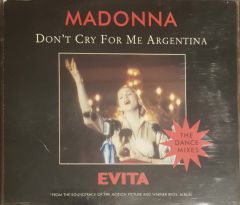 Madonna Don't Cry For Me Argentina  CD