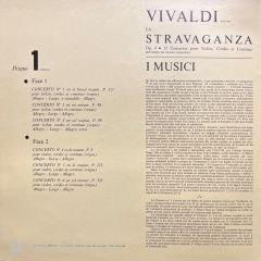 Vivaldi La Stravaganza Double LP Klasik Plak