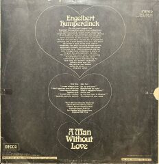 Engelbert Humperdinck A Man Without Love LP Plak