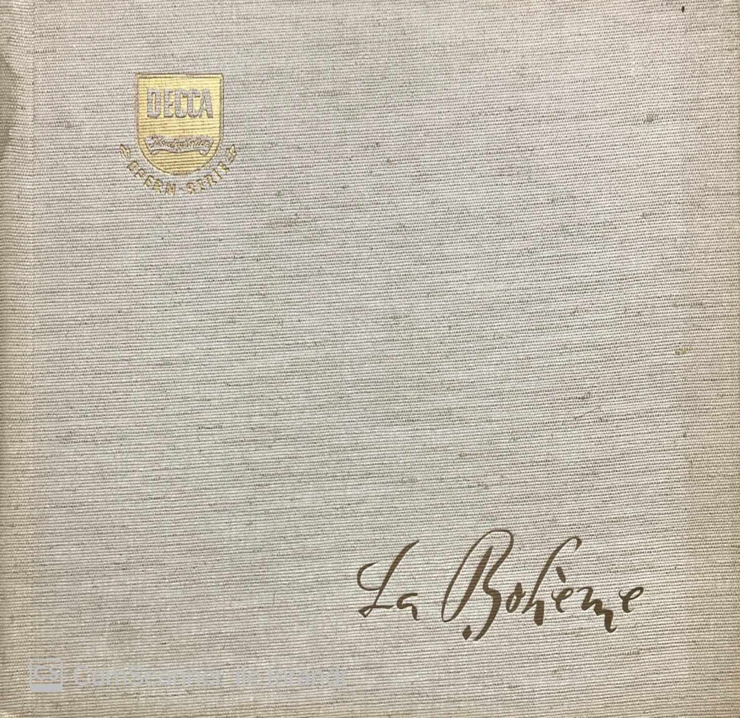 Giacomo Puccini La Boheme 2 LP Box Set Plak