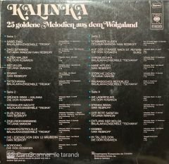 Kalinka 25 Goldene Melodien Aus Dem Wolgaland Double LP Plak