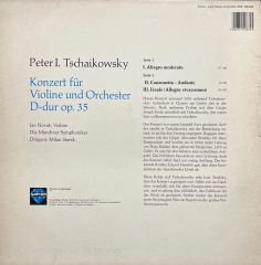 Tchaikovsky Konzert Für Violine Und Orchester LP Klasik Plak