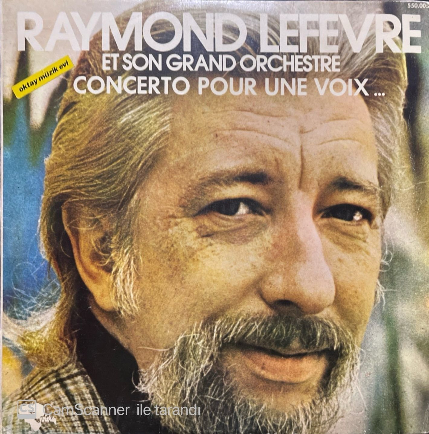 Raymond Lefevre Concerto Pou Une Voix LP Plak