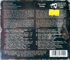 Sufi Musik Form Turkey CD