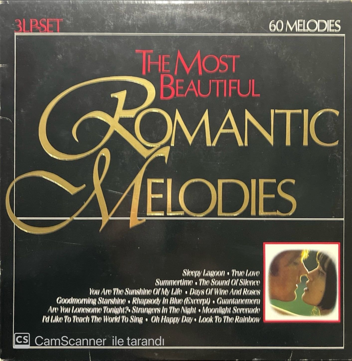 The Most Beautiful Romantic Melodies Triple LP Plak
