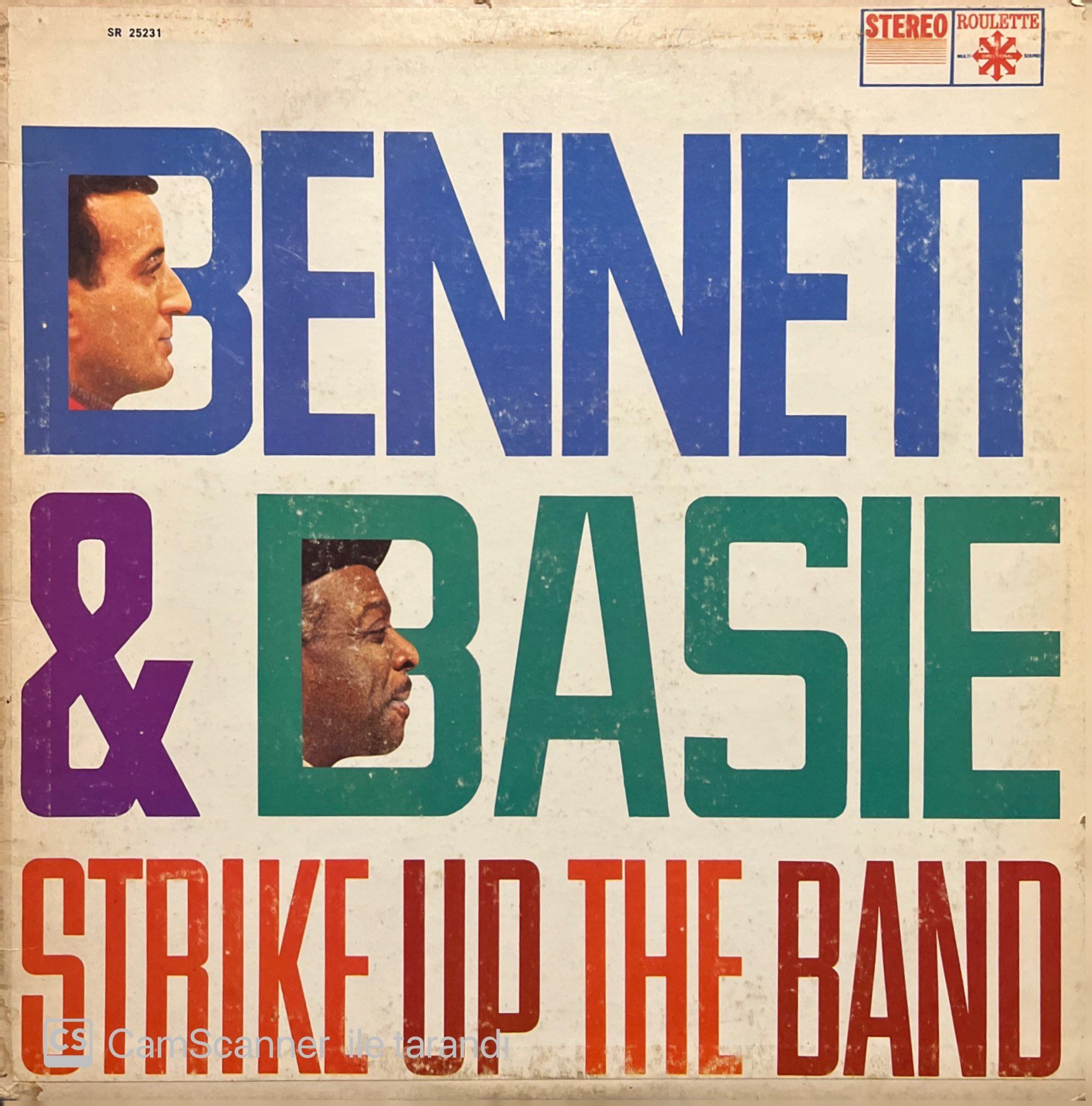 Bennett & Basie Strike Up The Band LP Plak