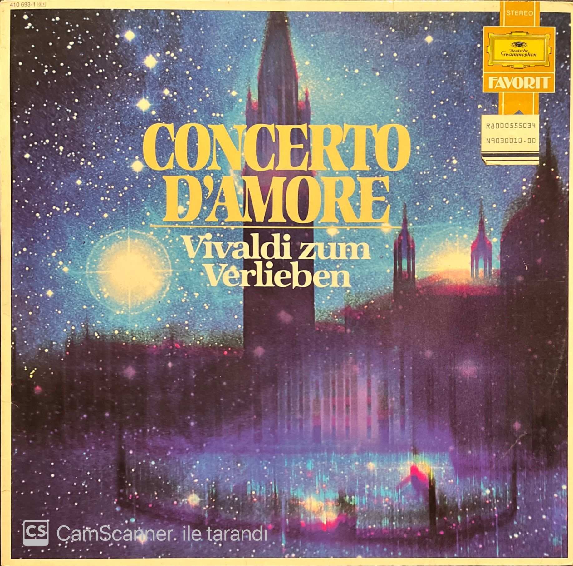 Concerti D'amore Vivaldi Zum Verlieben LP Klasik Plak
