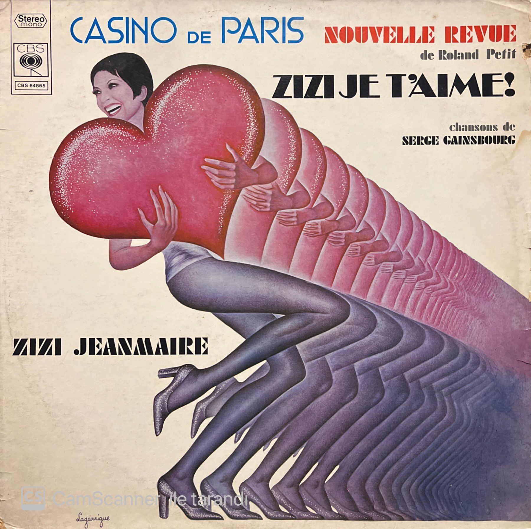 Serge Gainsbourg Zizi Jeanmaire LP Plak