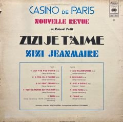 Serge Gainsbourg Zizi Jeanmaire LP Plak