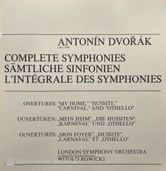 Dvorak Samlitche Sinfonien London Symphony Orchestra Witold Rowicki 9 LP Box Set Plak