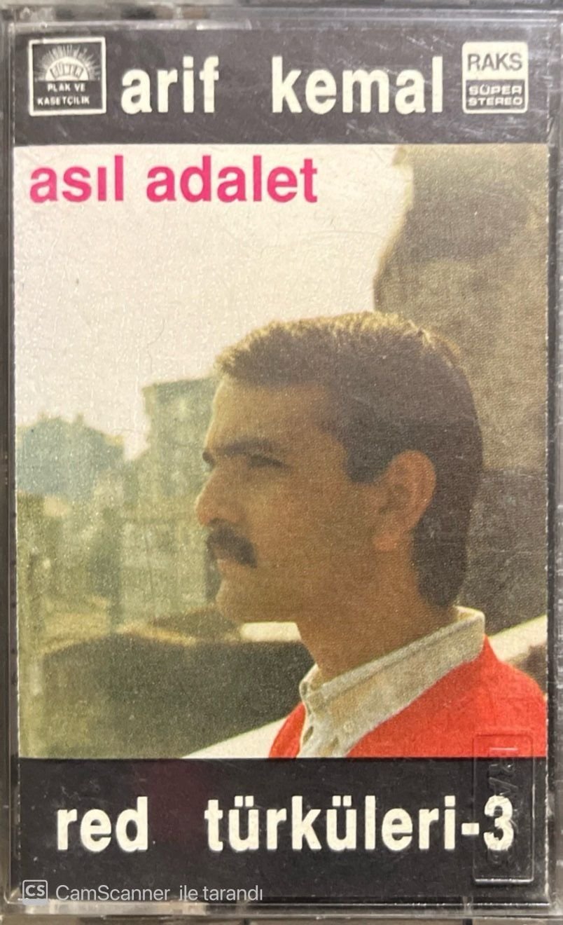 Arif Kemal Asıl Adalet Red Türküleri-3 Kaset