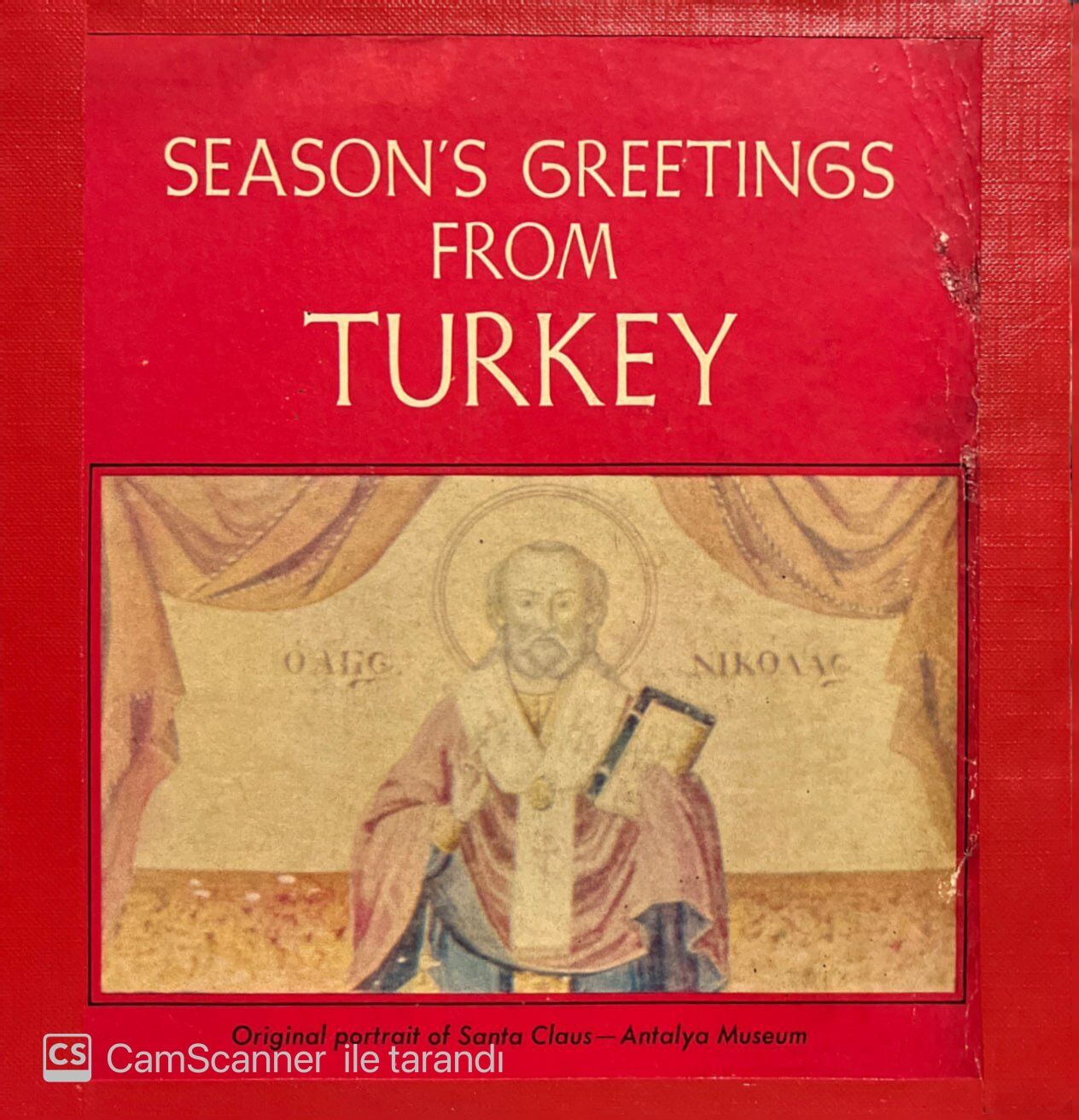 Season's Greetings From Turkey The Story Of Santa Claus 45lik Plak