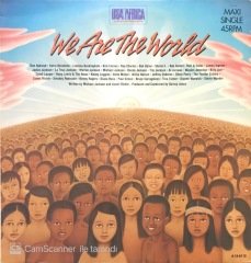 Usa For Africa We Are The World Maxi Single LP Plak