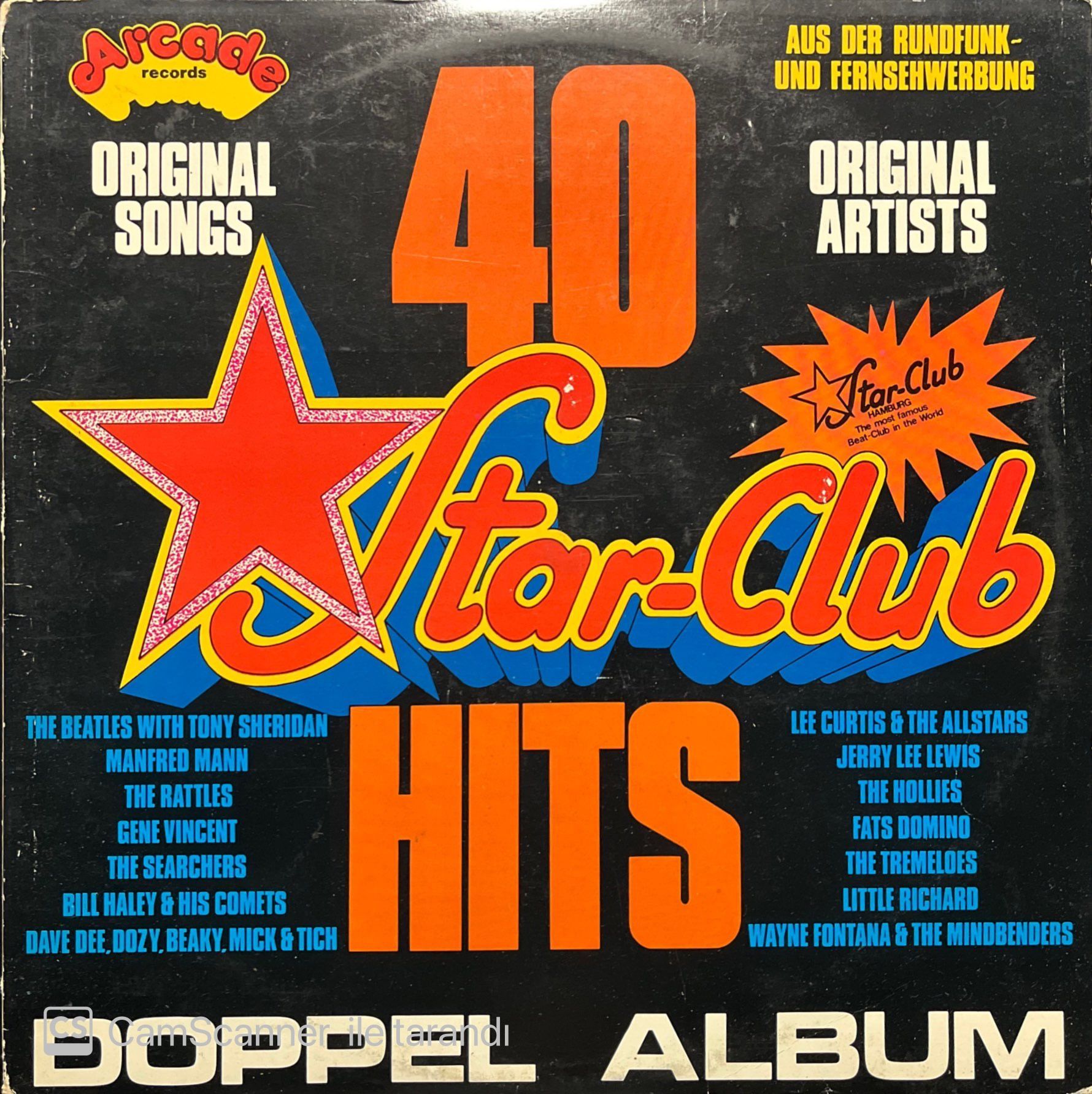 40 Star Club Hits Double LP Plak