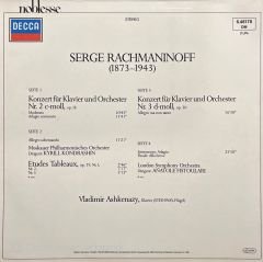 Serge Rachmaninoff Klavierkonzerte Nr.2 Double LP Klasik Plak