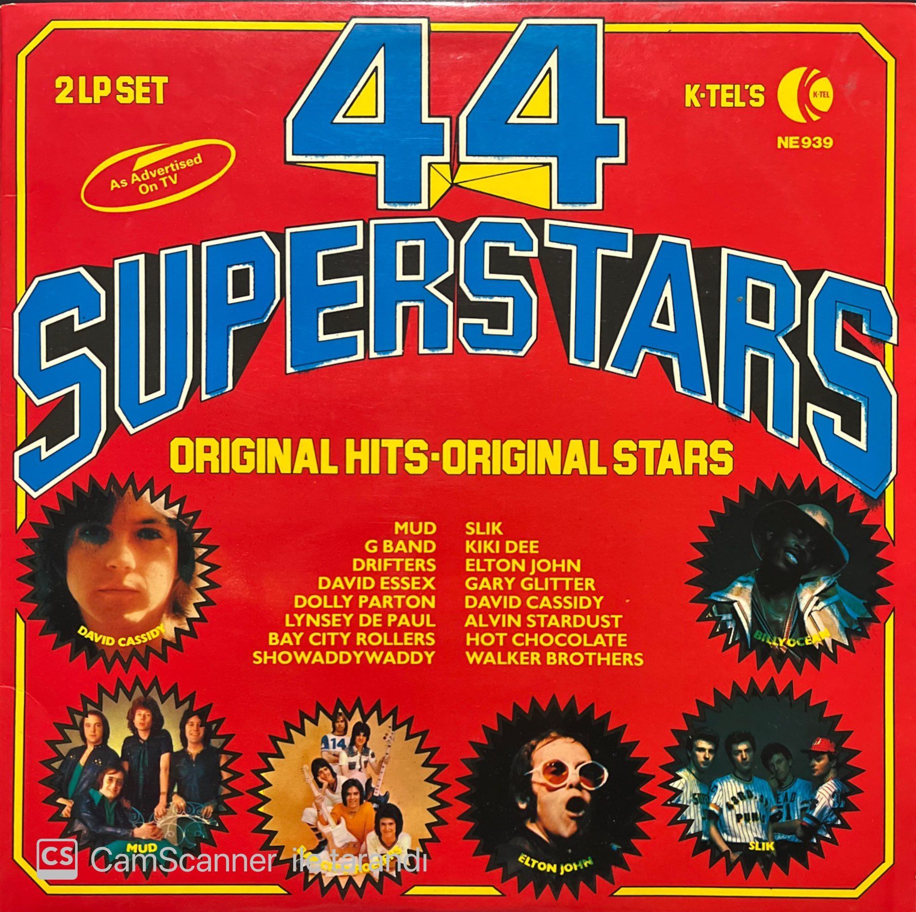 44 Superstars Double LP Plak