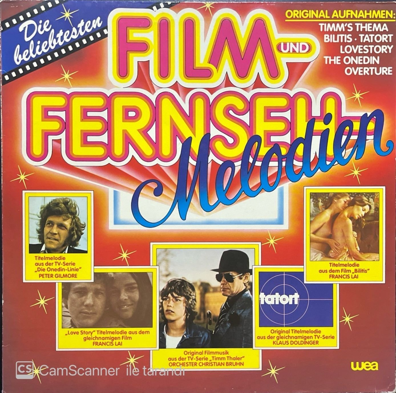 Film Fernseh Melodien LP Plak