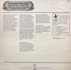 Strauss Waltzes London Philamonic Orchestra LP Klasik Plak