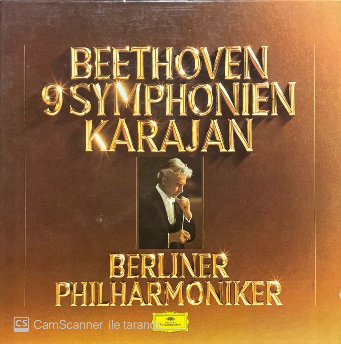 Beethoven  9 Symphonien Karajan Berliner Philharmoniker 8 LP Box Set Plak