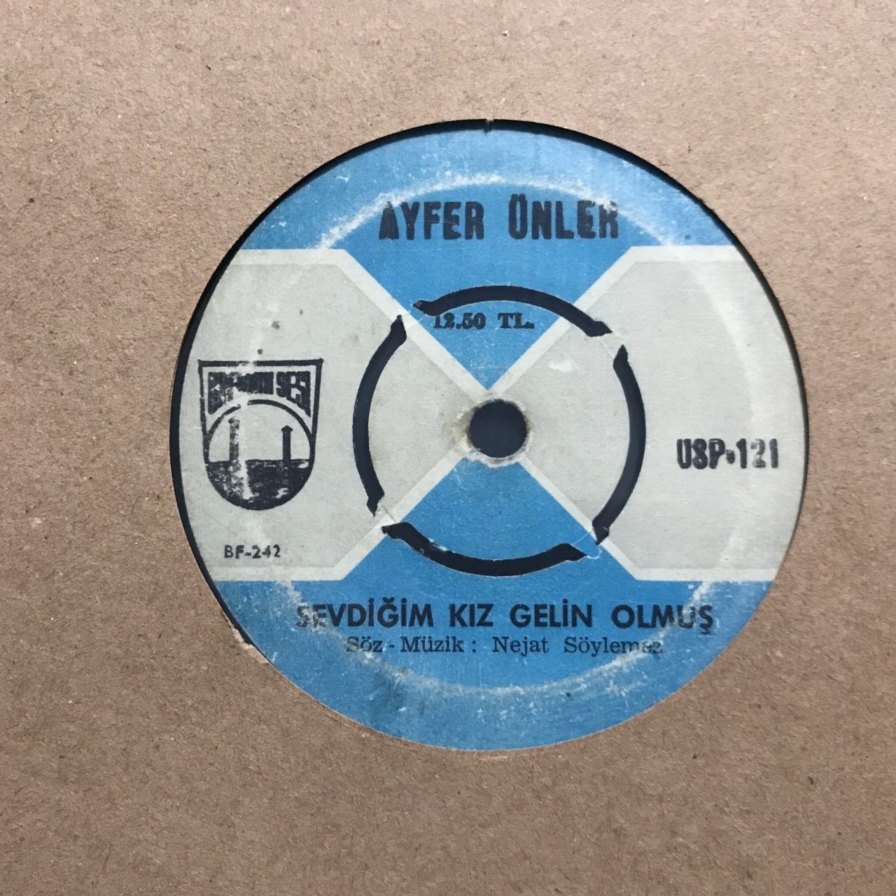 Ayfer Ünler Sevdiğim Kız Gelin Olmuş 45lik Plak