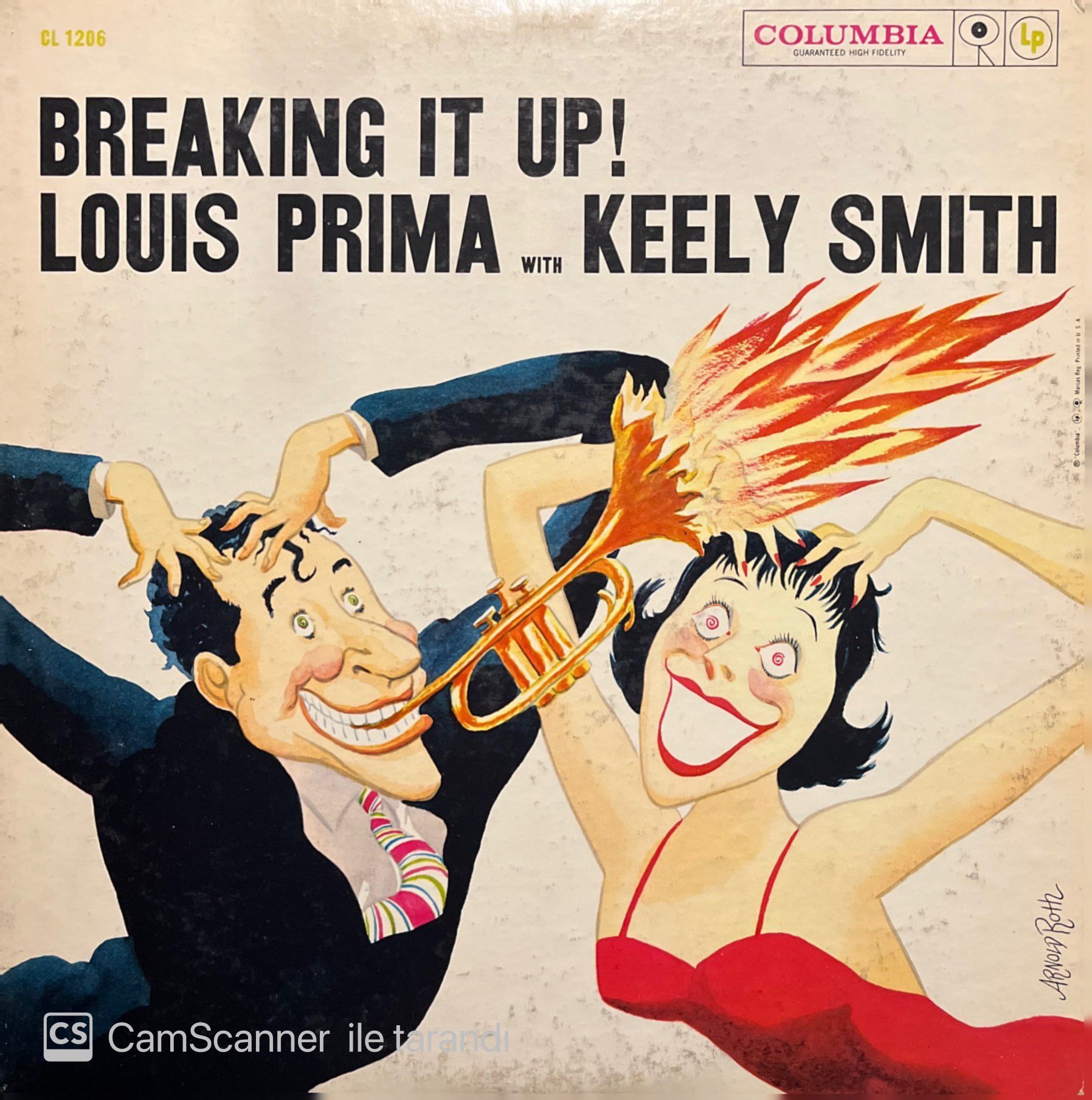 Louis Prima With Keely Smith Breaking It Up! LP Plak