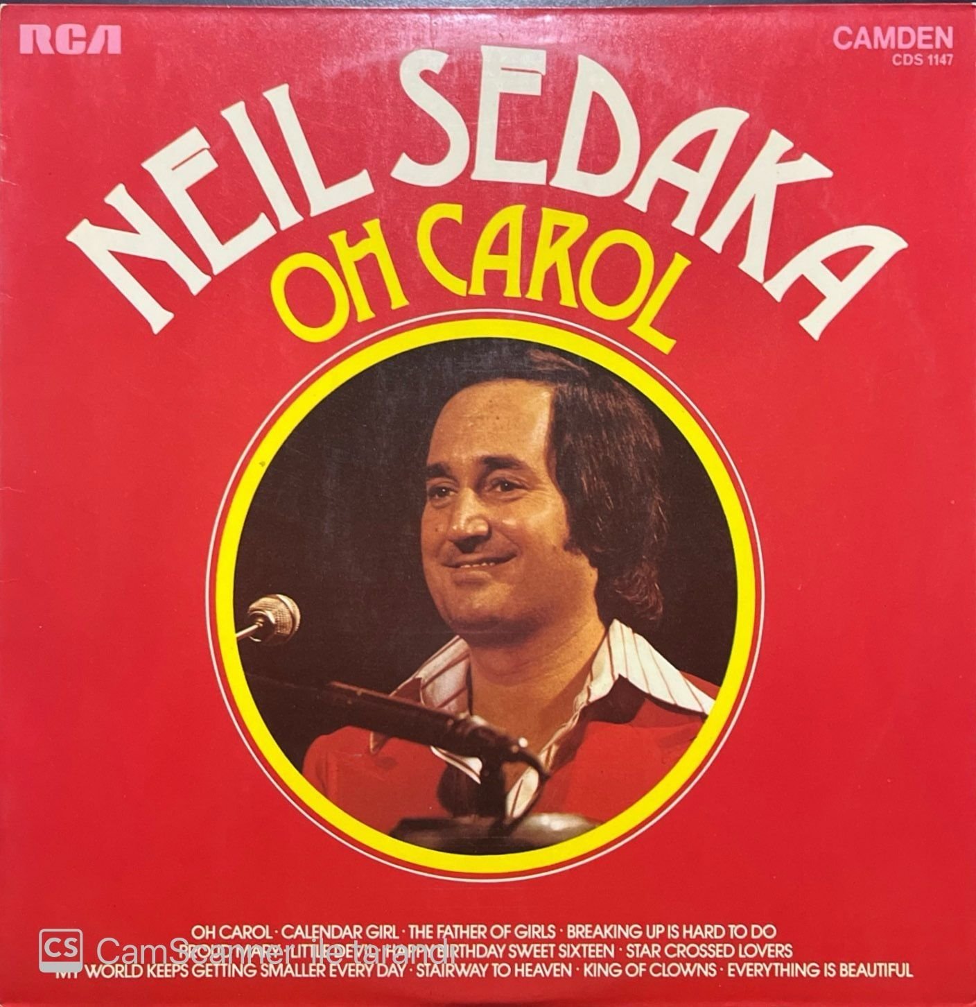 Neil Sedaka Oh Carol LP Plak