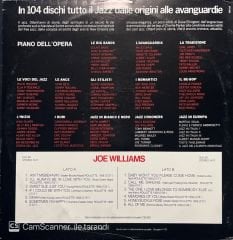 Joe Williams Di Luca Cerchiari LP Plak