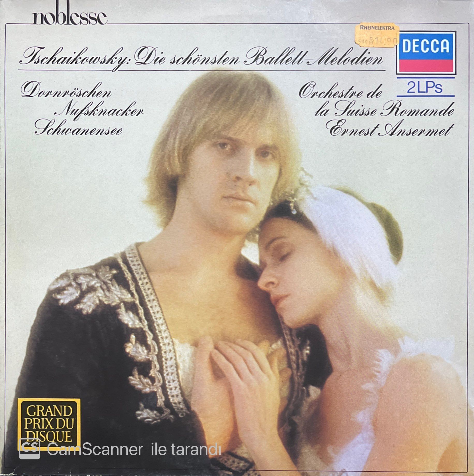 Tchaikovsky Die Schönsten Ballet Melodien Double LP Klasik Plak