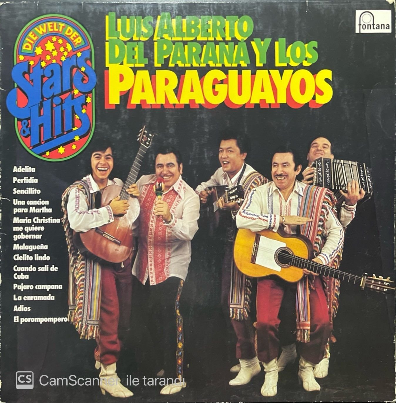 Los Paraguayos Star Hits LP Plak
